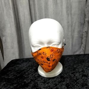 Halloween Trick or Treat Reversible Face Mask